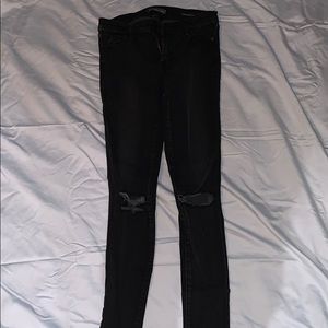 black abercrombie & fitch black jeans